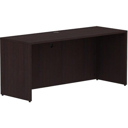 Lorell Credenza Shell, Laminate, 66inx24inx29-1/2in, Espresso LLR18265